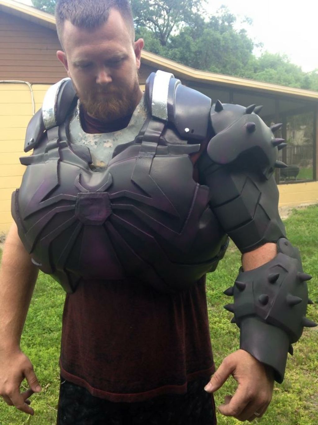 Test fitting before finishing the paint.