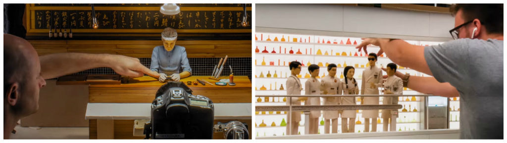 The animators at work on various scenes from ‘Isle of Dogs.’ Images courtesy of Fox Searchlight.