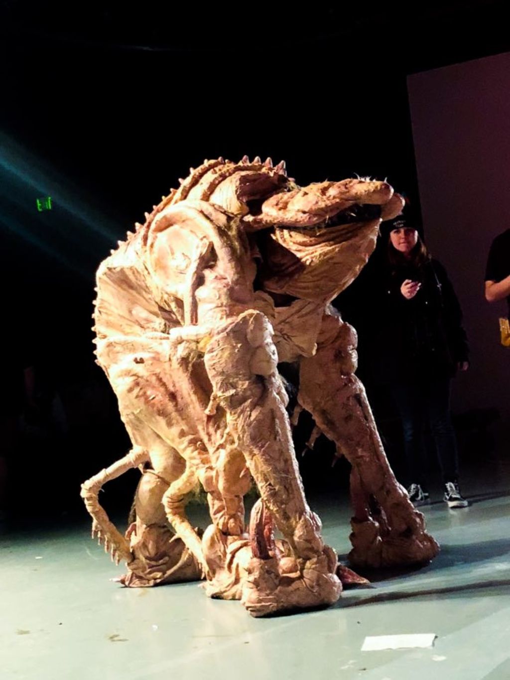 Our finished monster, horribly beautiful and ready to terrorize!