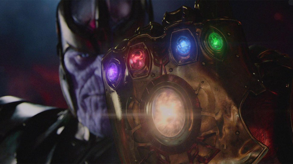 Thanos wears&nbsp;the all-powerful Infinity Gauntlet. Source: Marvel Studios