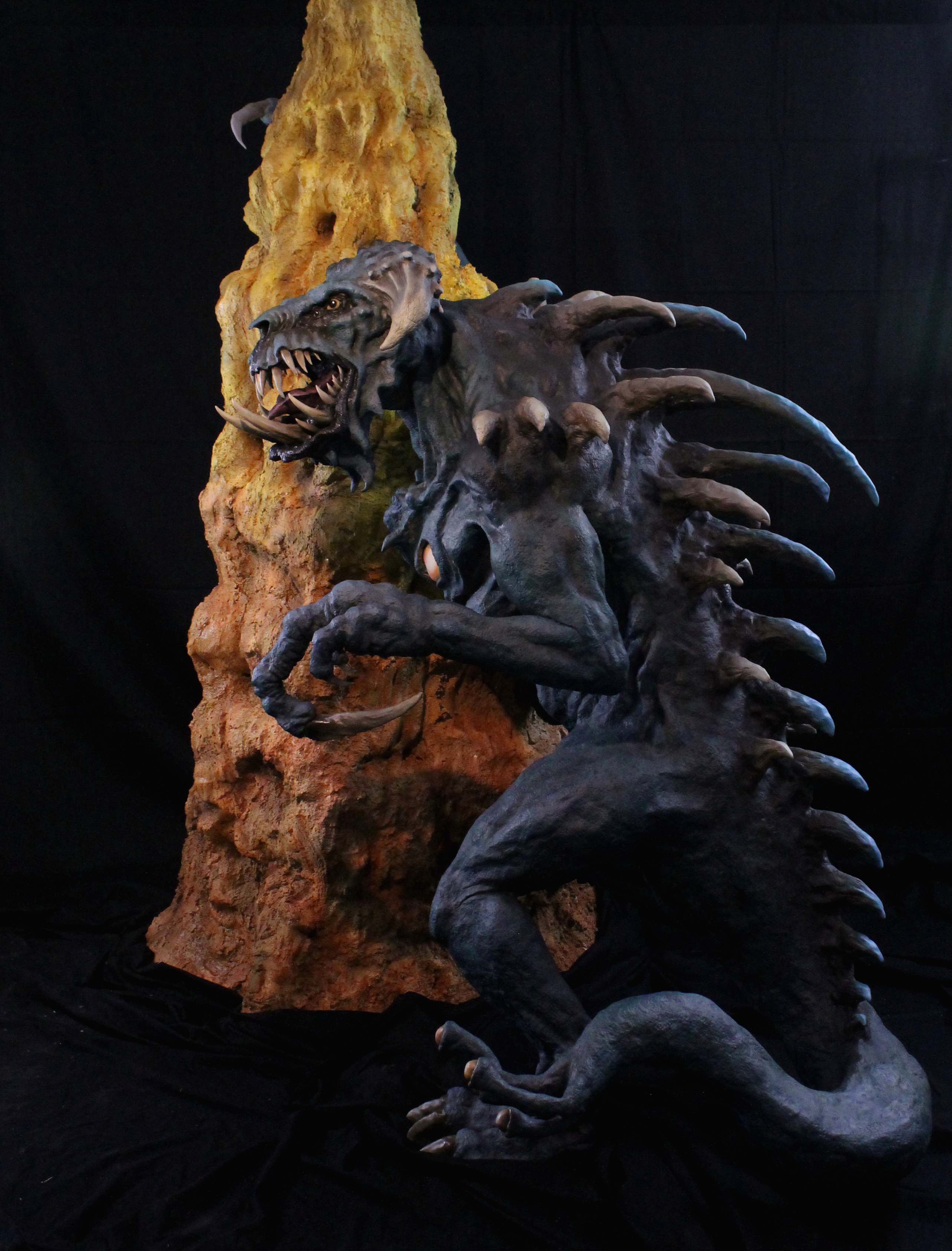 Shadowflash, the 9-foot-long Kaiju I sculpted in 2015.