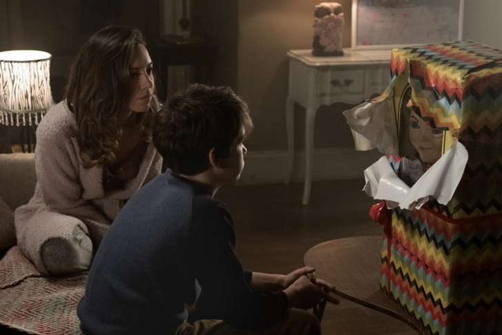 Aubrey Plaza and Gabriel Bateman star in&nbsp;Child’s Play.&nbsp; Chucky’s voice is performed by Mark Hamill.&nbsp;&nbsp;Photo by Eric Milner.&nbsp;&nbsp;Image courtesy Orion Pictures.