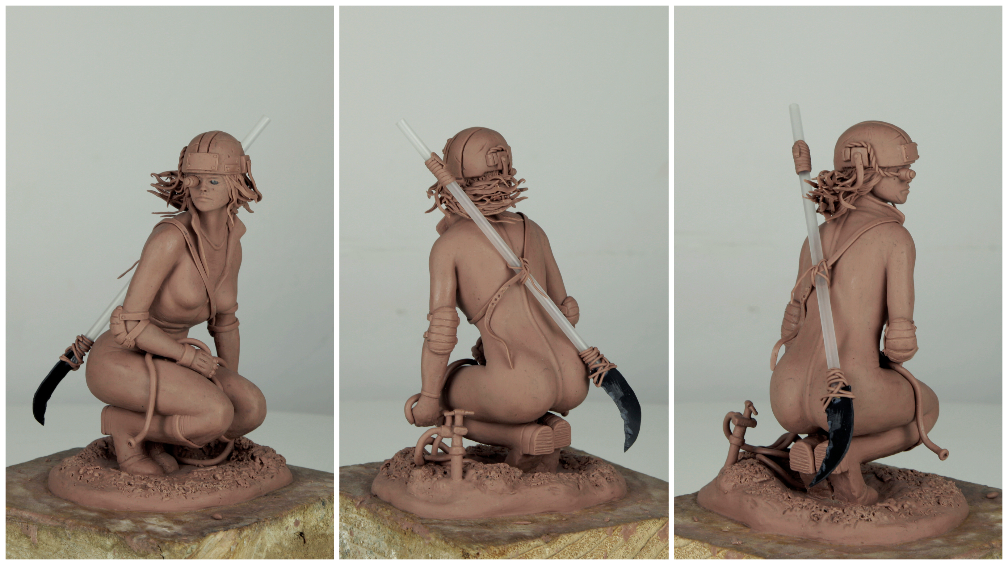 Jess AKA Gas Girl from ANOMIE (1/6th scale) - Monster Clay.