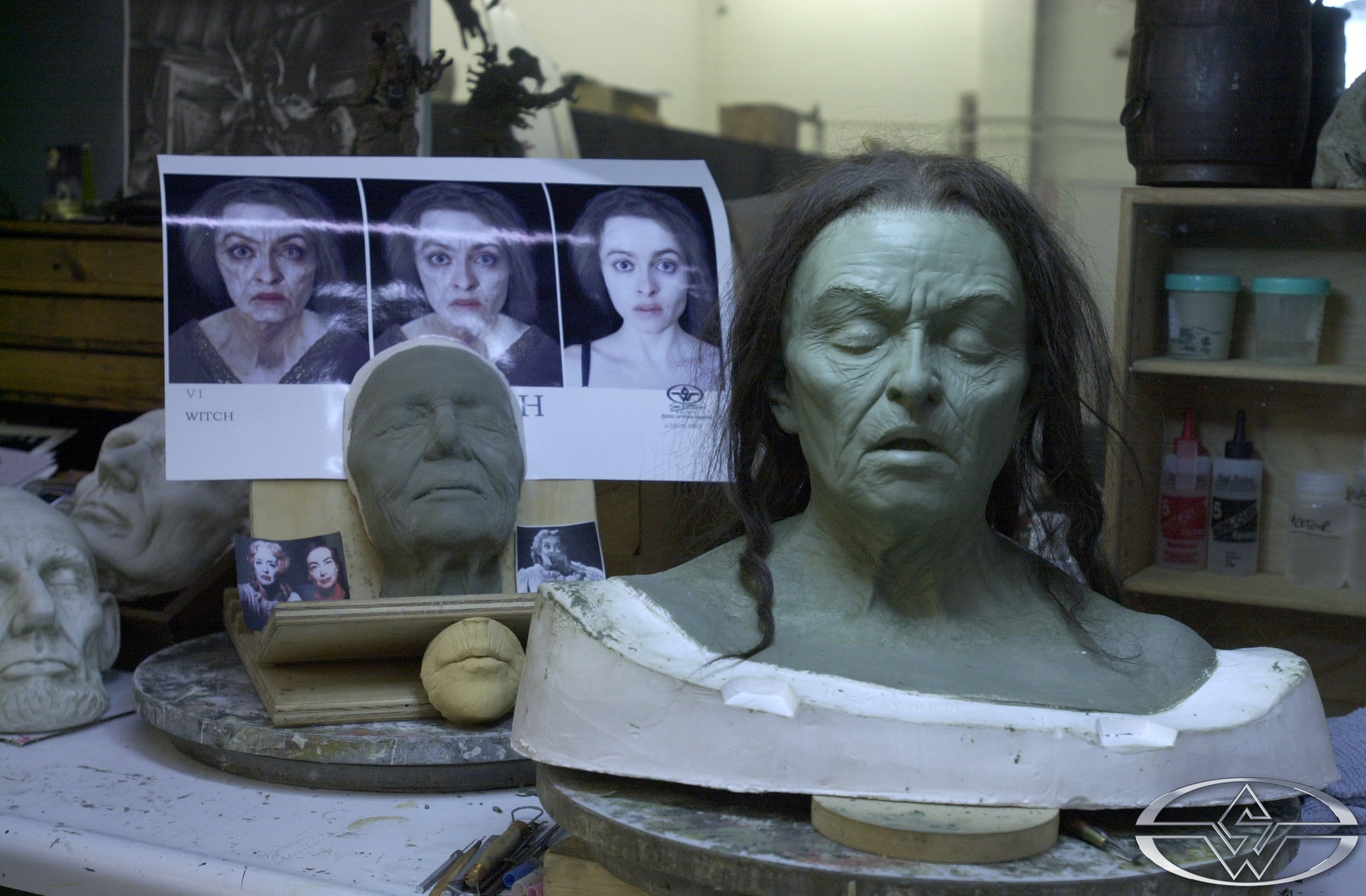 The Swamp Witch sculpted by Joey Orosco at the Stan Winston Studio.