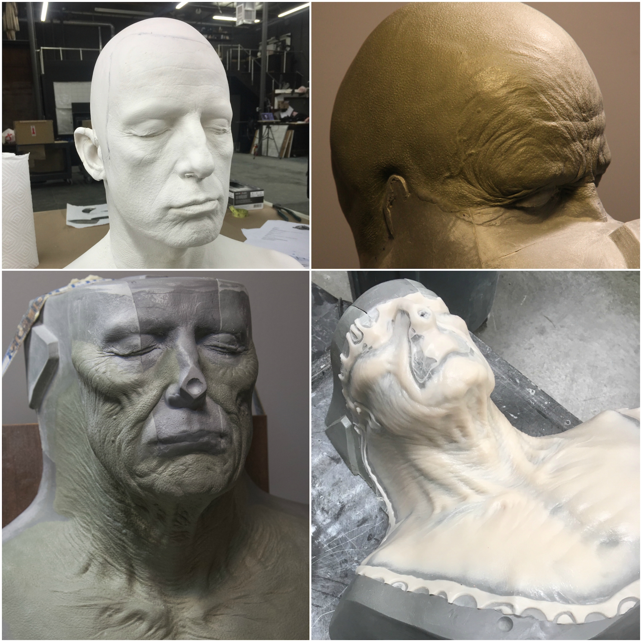 Creating the Old Dracula prosthetics from lifecast to sculpture to silicone appliances.