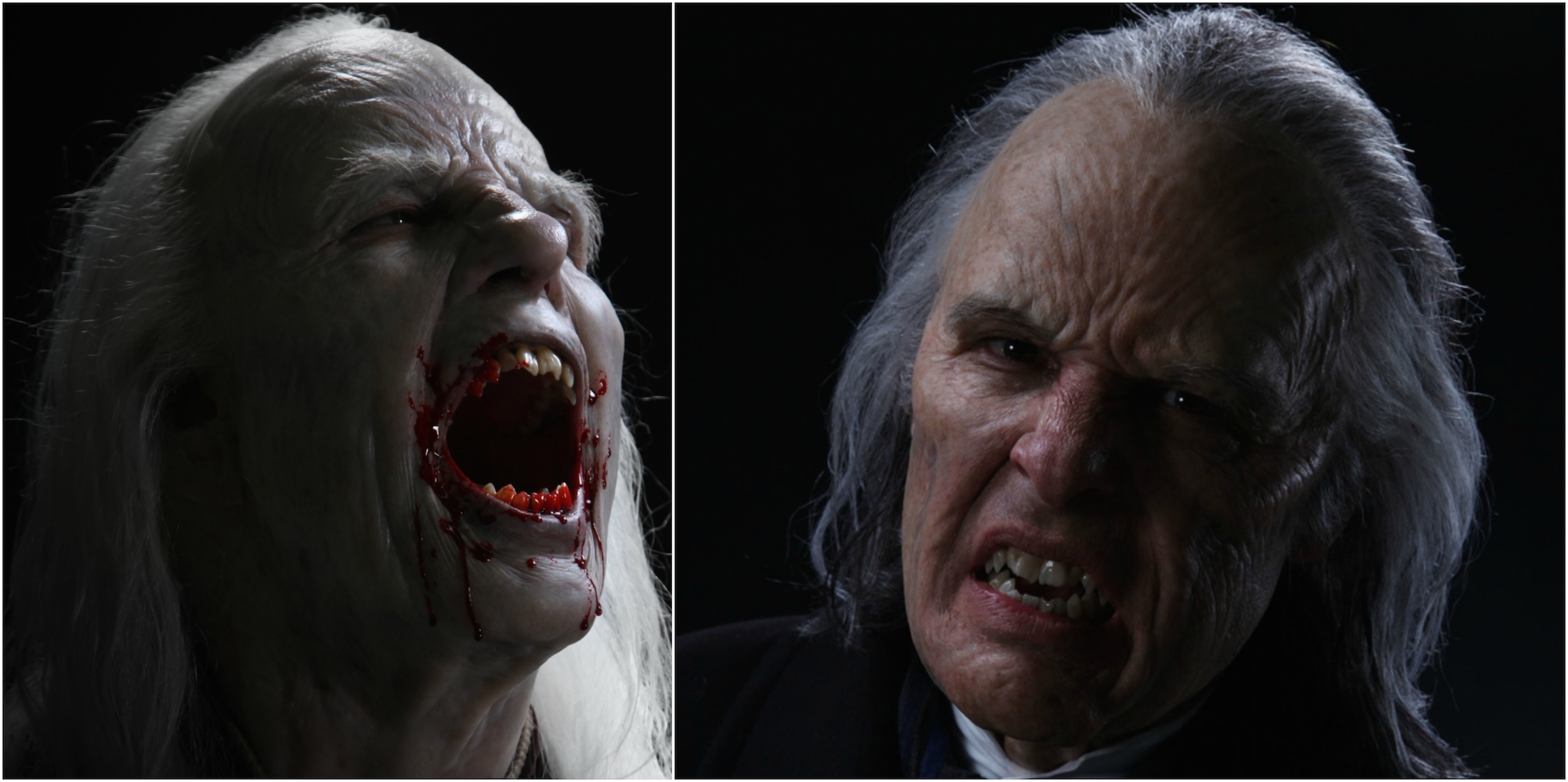 Old&nbsp;Dracula stage [left] and&nbsp;middle Dracula stage [right]