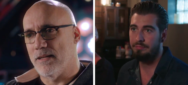 Picard Creature Designer Neville Page and Prosthetic Designer Vincent Van Dyke.&nbsp; Images courtesy CBS All Access.
