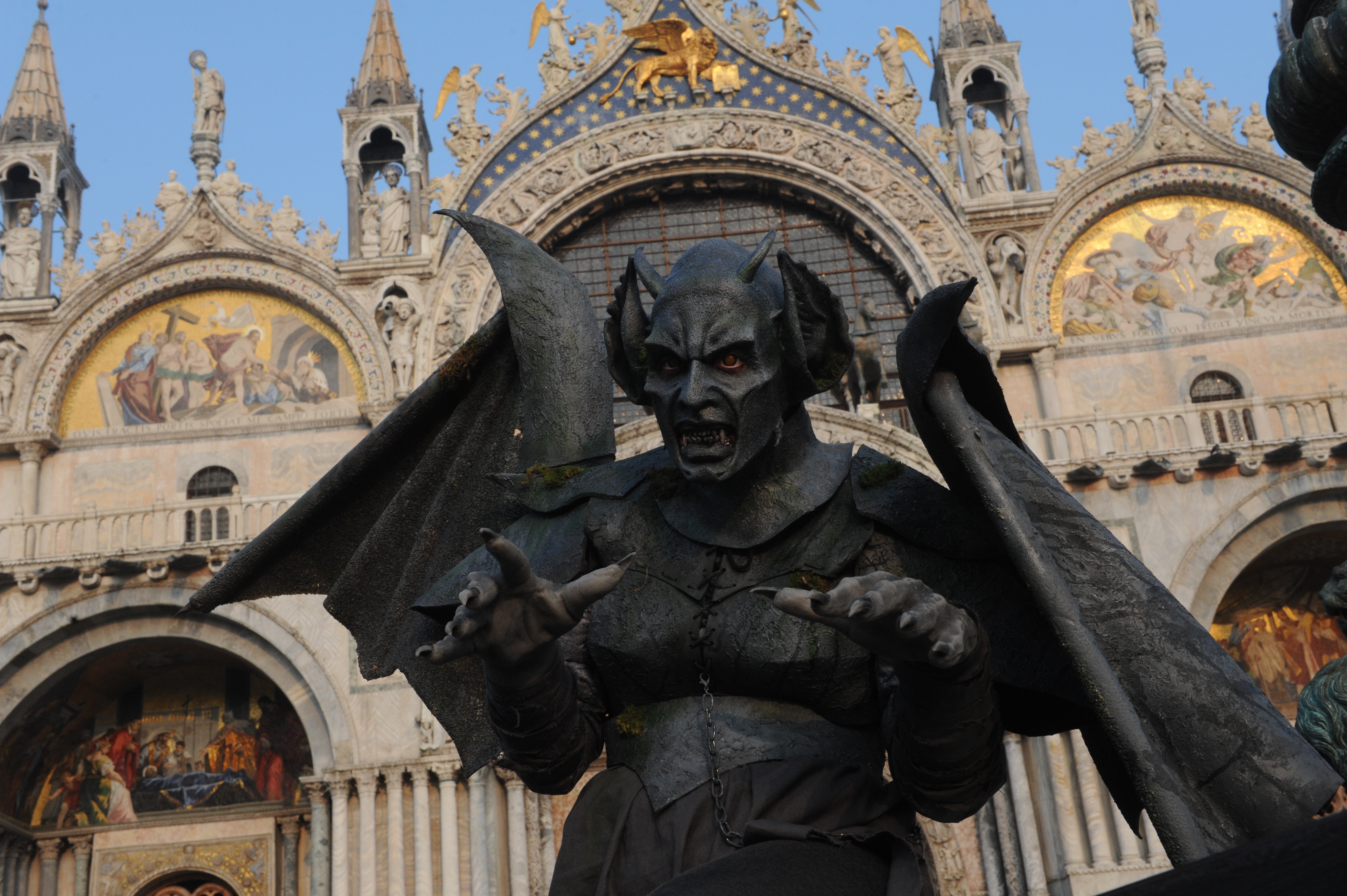 Gargoyle in Venice, created by&nbsp;Nory Turk's and Vlad Taupesh. Model:&nbsp;Elizaveta Muravieva.