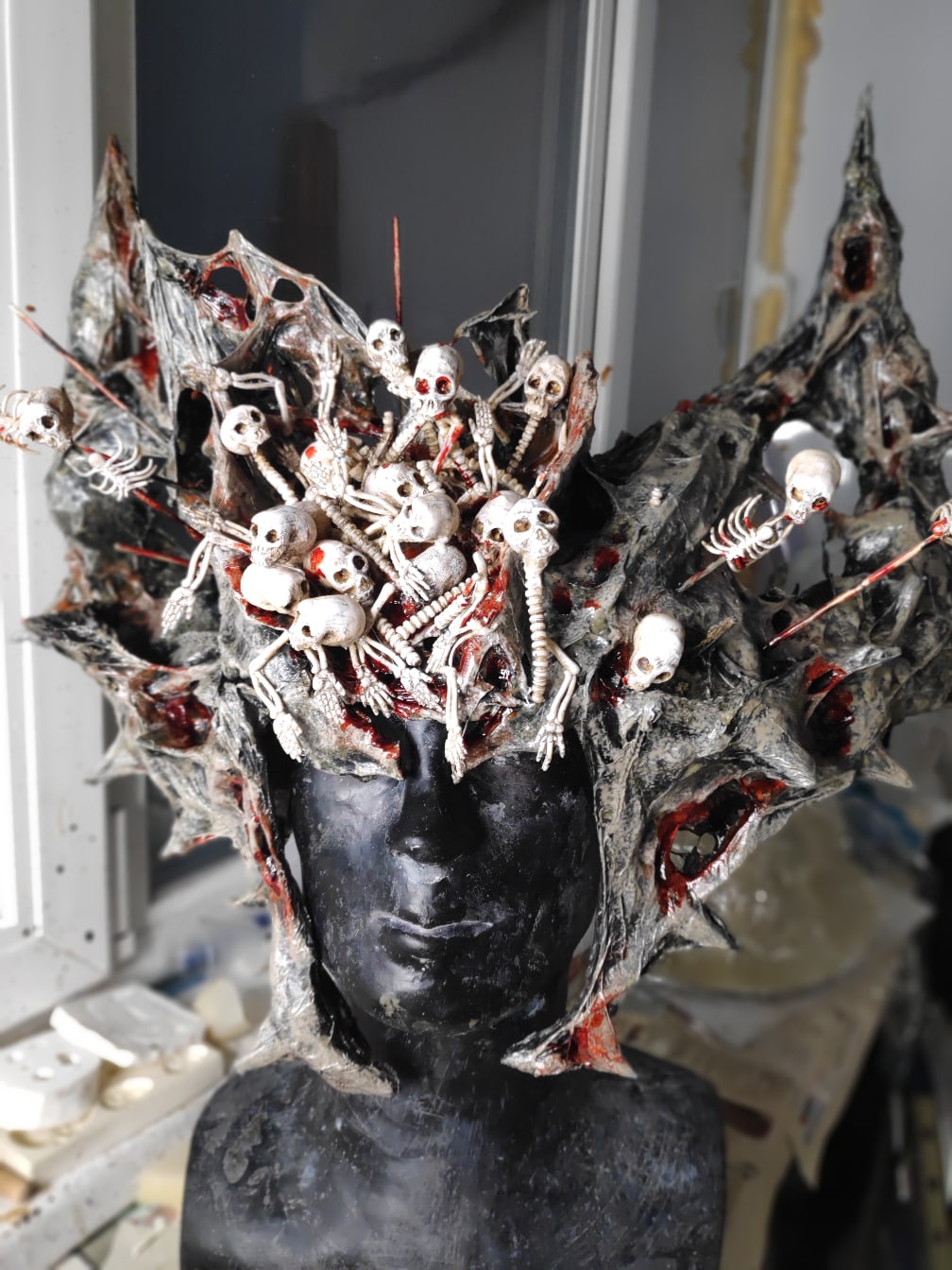 The crown with the skulls and bones by&nbsp;Nory Turk's.