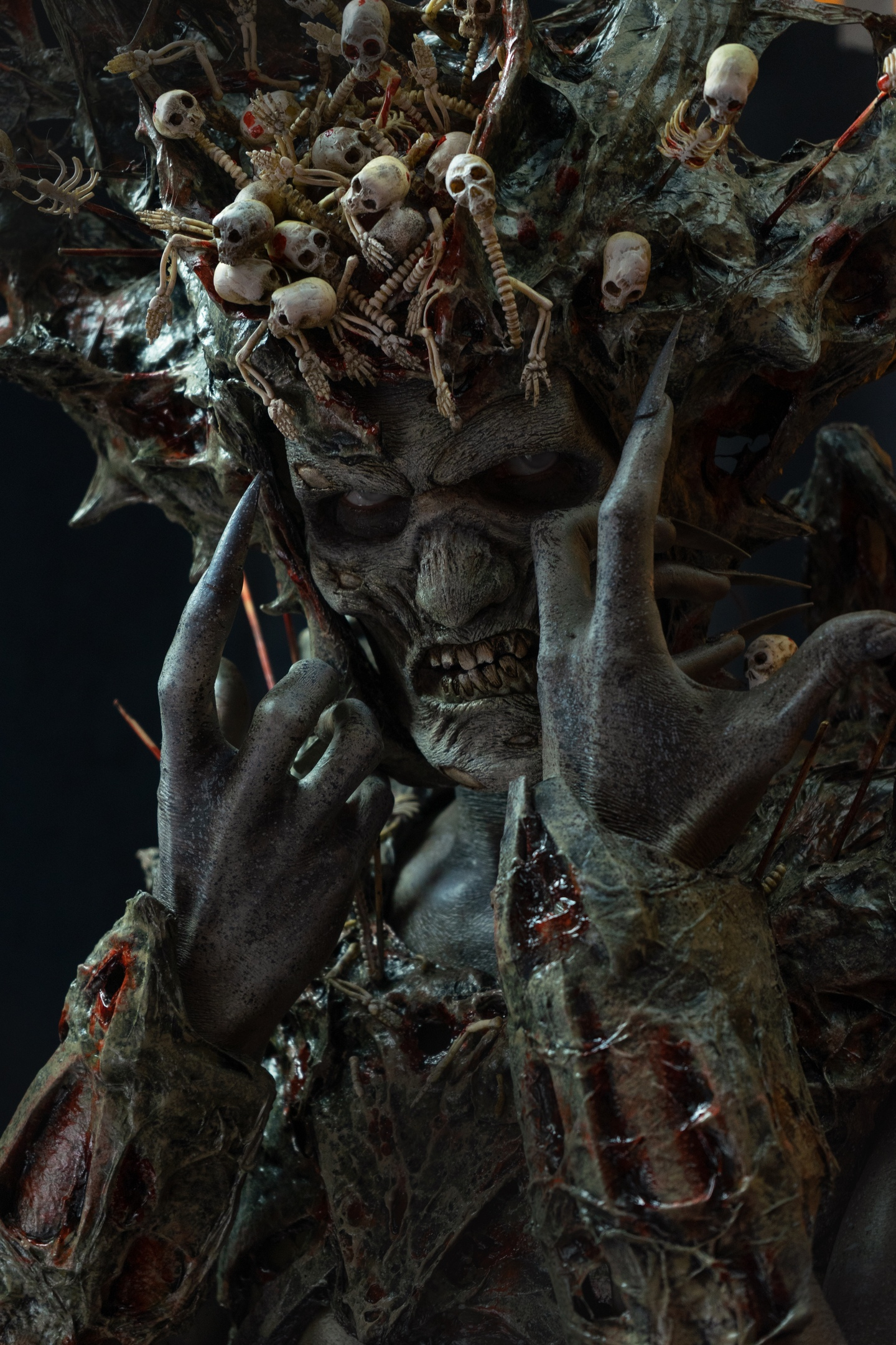 Lich by&nbsp;Nory Turk's. Lich&nbsp;is a&nbsp;magic giant who&nbsp;personifies the inevitability of ashes;&nbsp;his crown scratches the night sky, and his legs dive to the dark depths. Photo by Morozova Yaroslava.