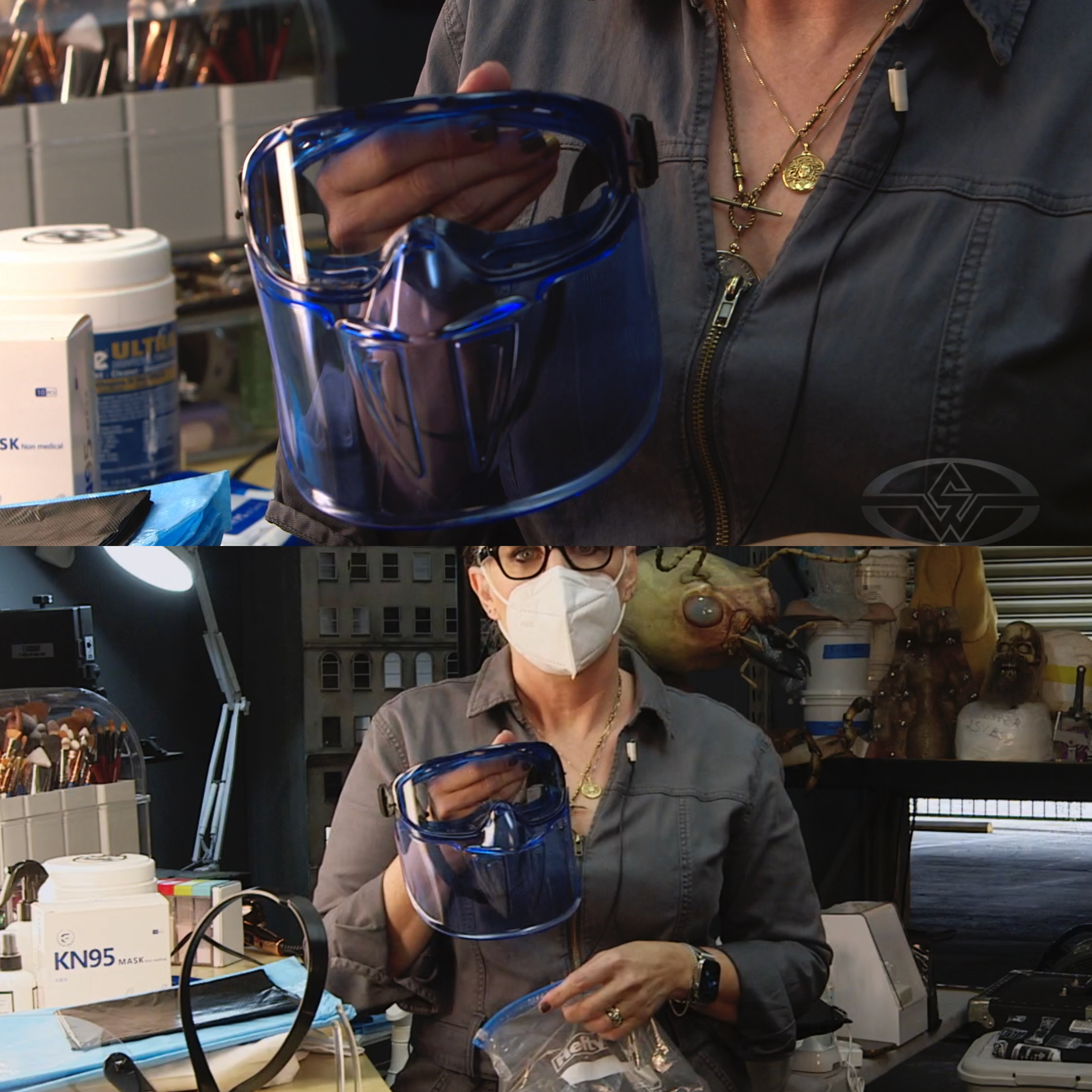 Eryn Krueger Mekash's favorite face shield is this one from Jackson Safety.