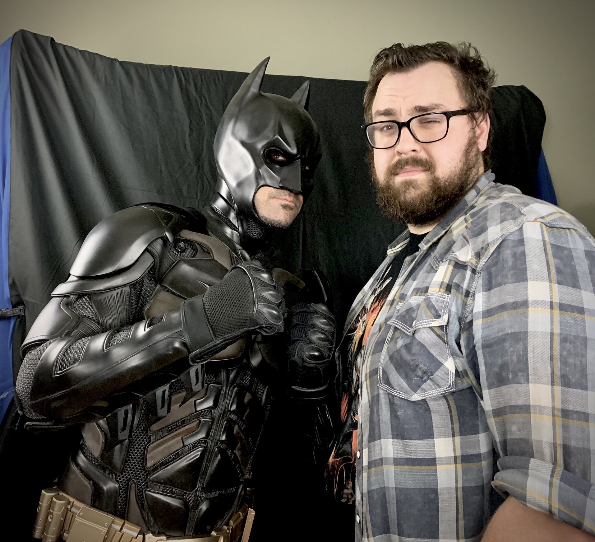 Picture via Twitter. Matt Wiggins and David T. Woodruff worked together previously on a DC project.