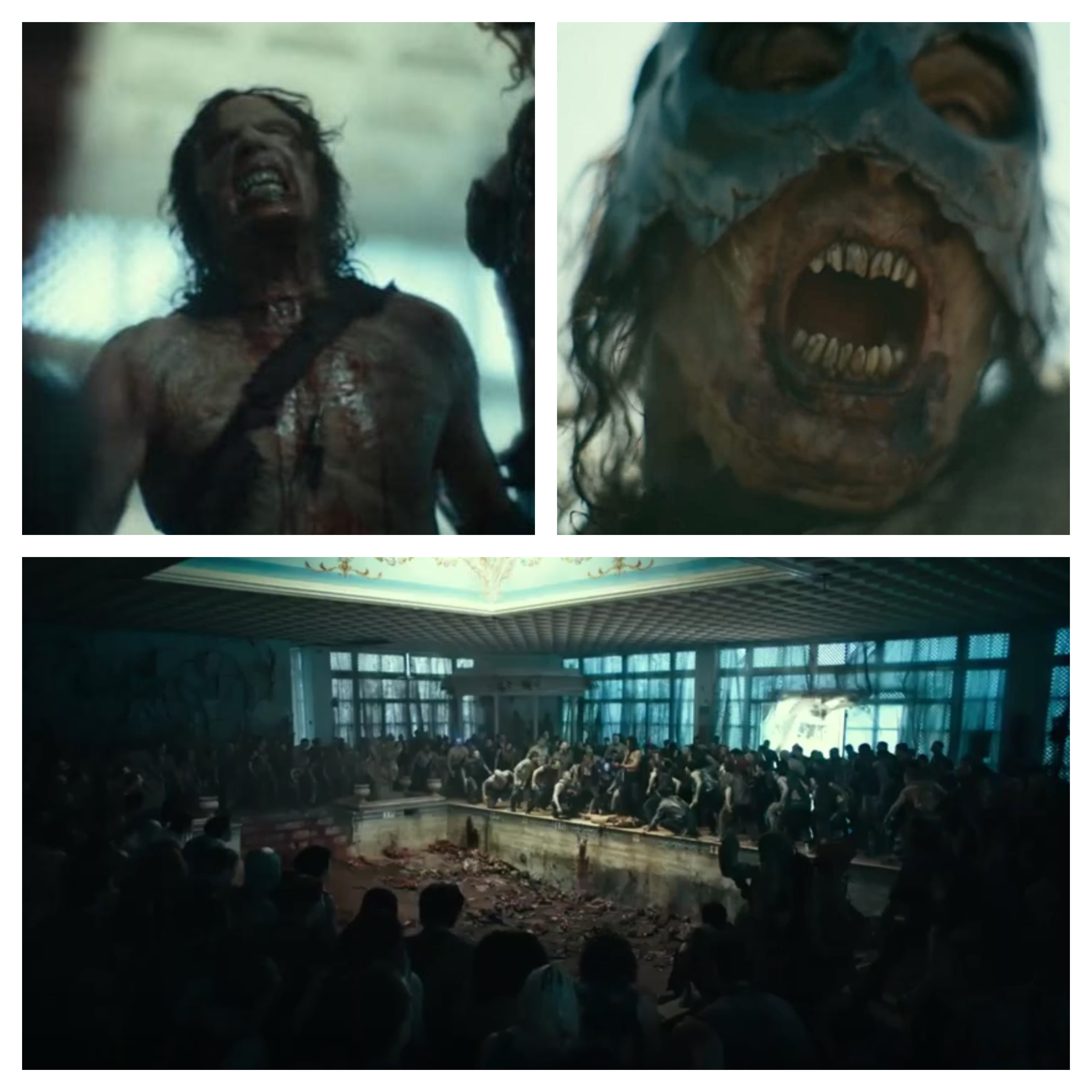Zeus leads the enormous amount of zombies created by Fractured FX.  Images courtesy Netflix.