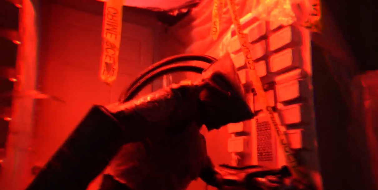 The creature from Incursion with Landon Hulsey inside.