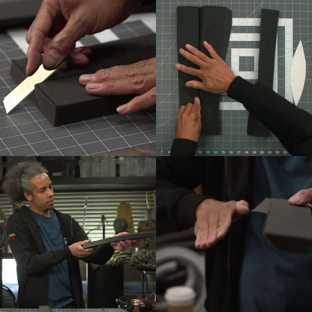 Costume & Mask Fabrication How to Make Bevel Cuts Stan Winston