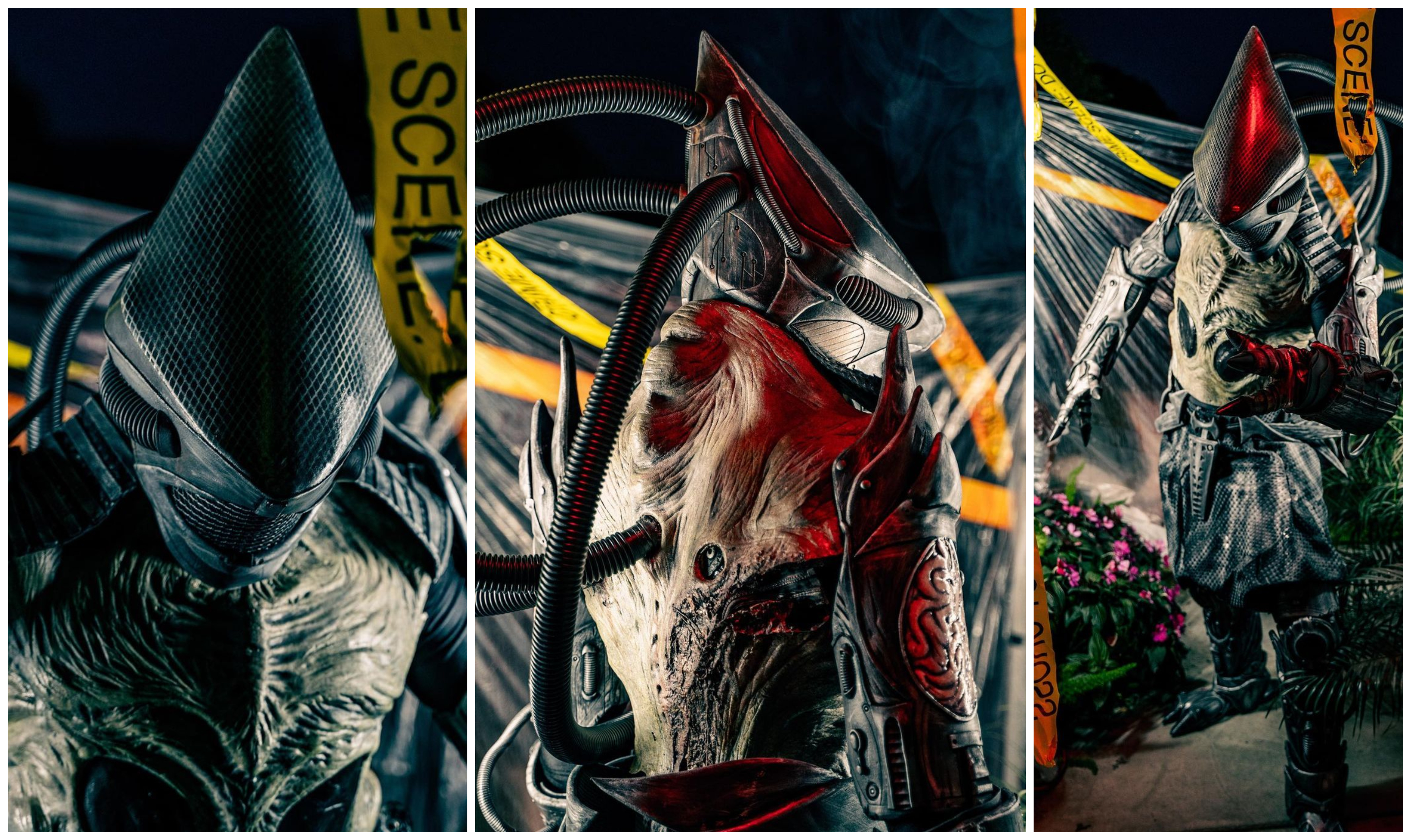 The final Alien suit by Noah Lillywhite. Photos by Lincoln Lillywhite
