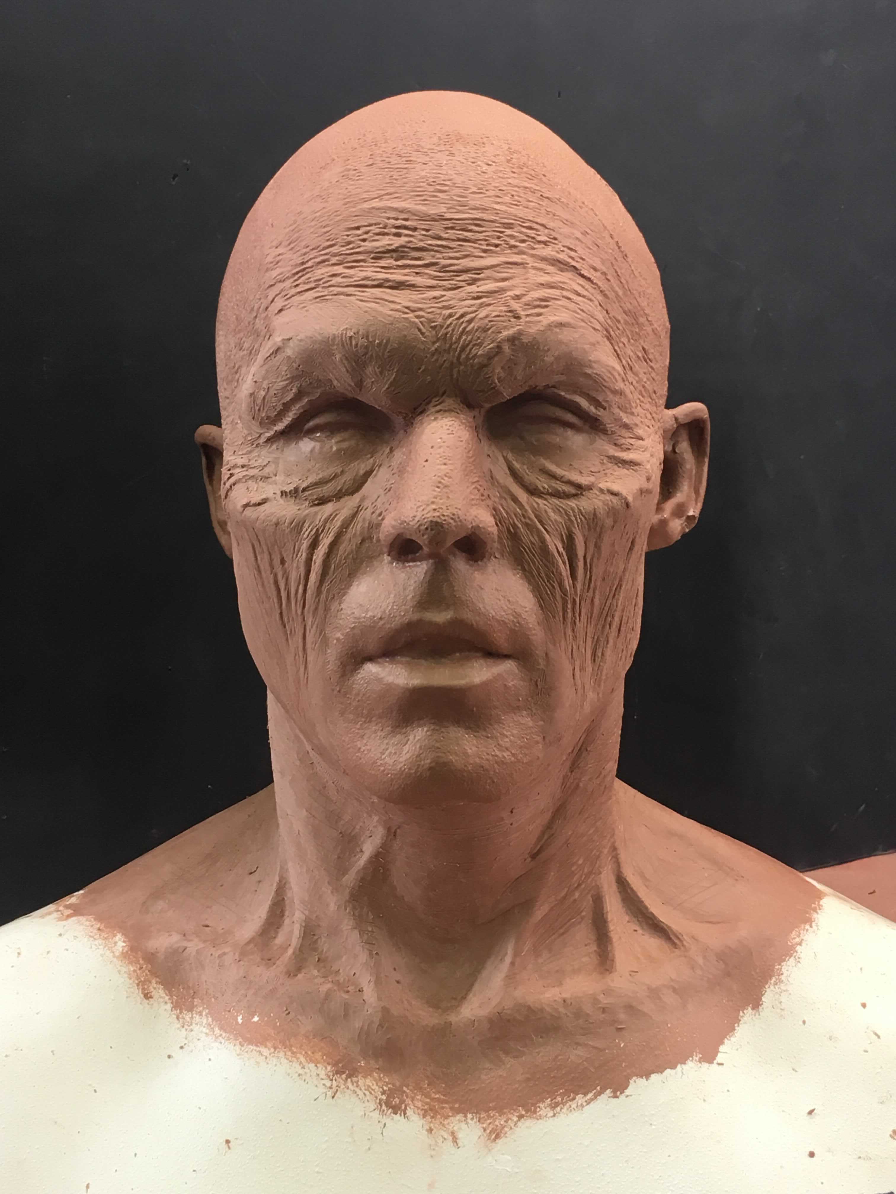 The Frank Weaver Stage 3 sculpt before the floating off and finishing of appliances. Sculpted by Kate Jadue. Image courtesy LSFX/Fox Searchlight.