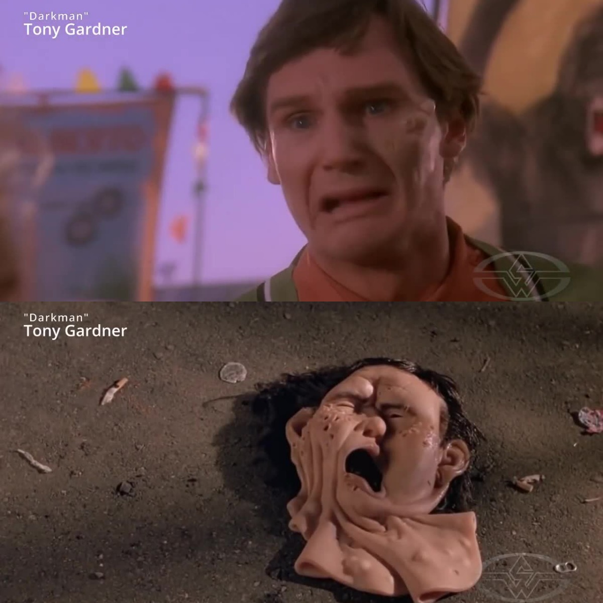 Tony Gardner’s bladder effect as seen in Darkman.