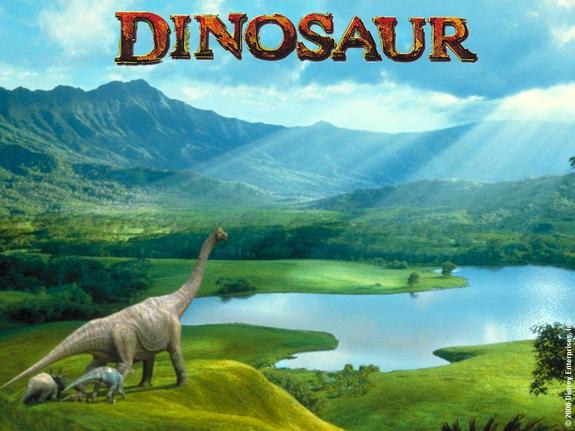 A still from Disney’s Dinosaur, copyright Disney Enterprises, Inc.