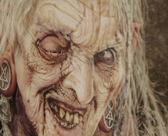 Bruce Spaulding Fuller's Hag design for which today's mini-lesson provided the necessary base to sculpt and cast prosthetic dentures (aka fake teeth).