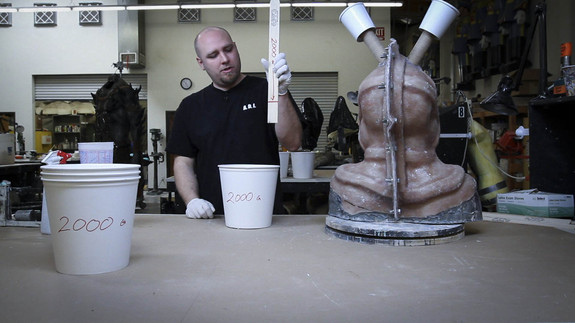 How do you mix and measure silicone to finish the mold? Here ya go!