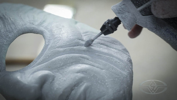 The real fun of Magic Sculpt comes when it hardens, allowing you to use carving tools, such as the Dremel,&nbsp;to enhance and detail your sculpture, like a carving.