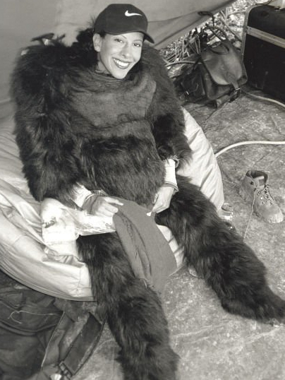 Misty Rosas in SWS Gorilla Suit for Instinct.