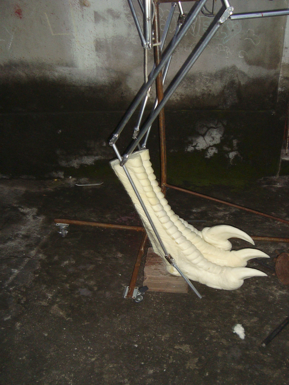 Insert of the foot, WIP.