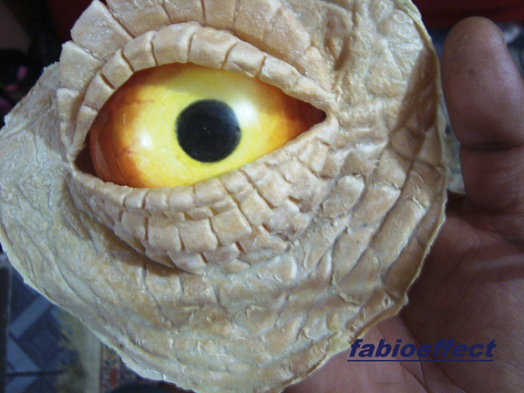 The soul of the creature is in the eye. It has to look like it's looking at you.