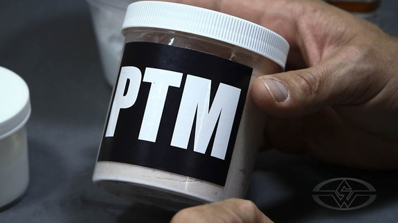 Prosthetic Transfer Material in a jar.&nbsp;