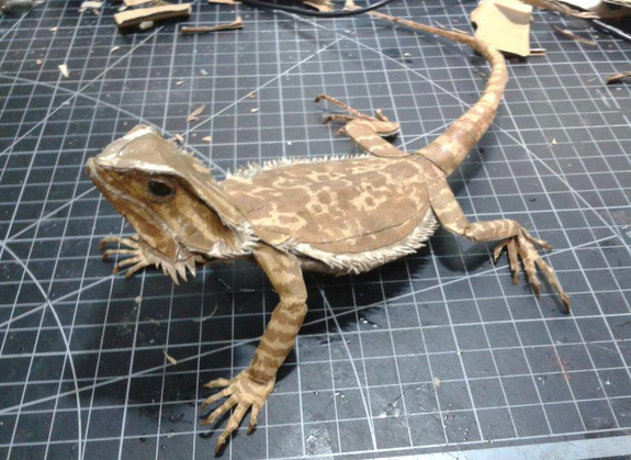 The Bearded Dragon is so life-like that some of the SWSCA staff thought it was a REAL pet!