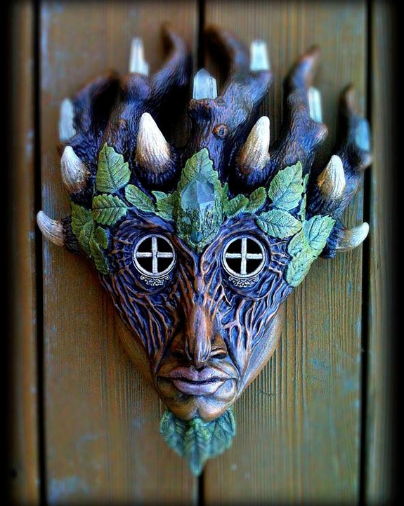 Schneider's artistic influences run the gamut from Shamanistic to Theatrical.
