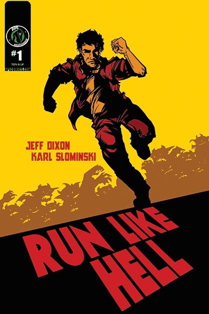 The cover of Run Like Hell and look at the mime field.