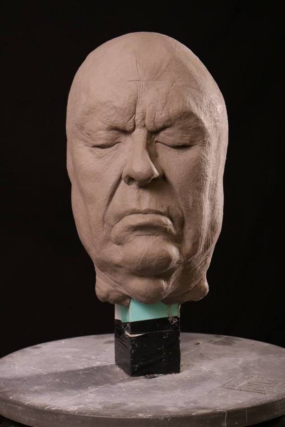 Sculpting project: a study on anatomy and texture by Bianca Judd.