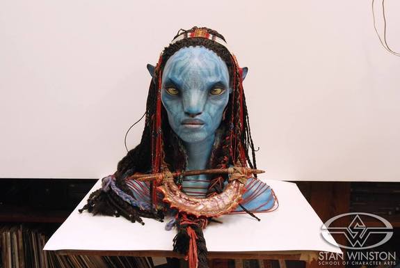 Moat's (CCH Pounder) life-size bust.