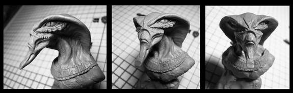 "An'Unna'Ki​" alien concept by Lucas Morawski.