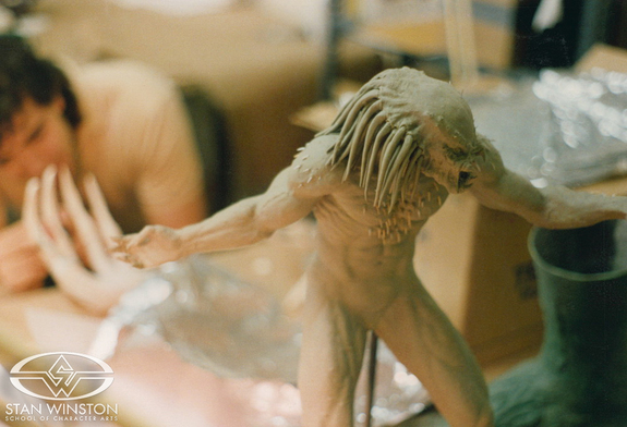 wo views of the&nbsp;Predator design maquette at SWS.