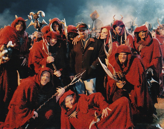 Character creator Howard Berger gathers an army of KNB EFX Group creatures on the set of the Adam Sandler comedy&nbsp;Little Nicky.