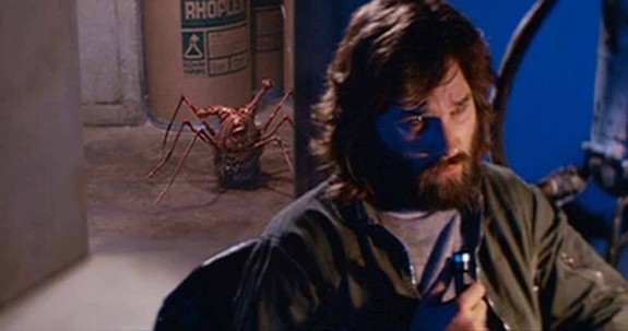 Kurt Russell as R.J. MacReady in John Carpenter's The Thing, unaware that he's being watched…