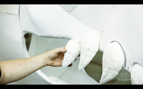 Make a Dinosaur - T-Rex Foam Fabrication - Part Two with Ted Haines ...