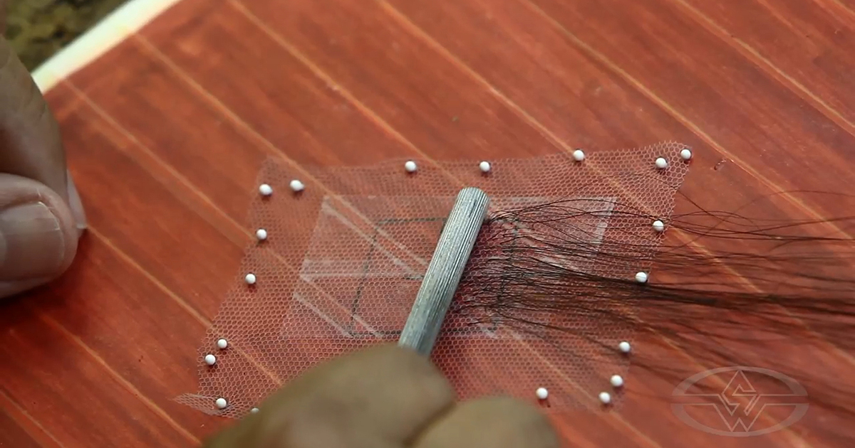 Hair Ventilation Basics How to Knot Hair in Wig Lace Stan Winston