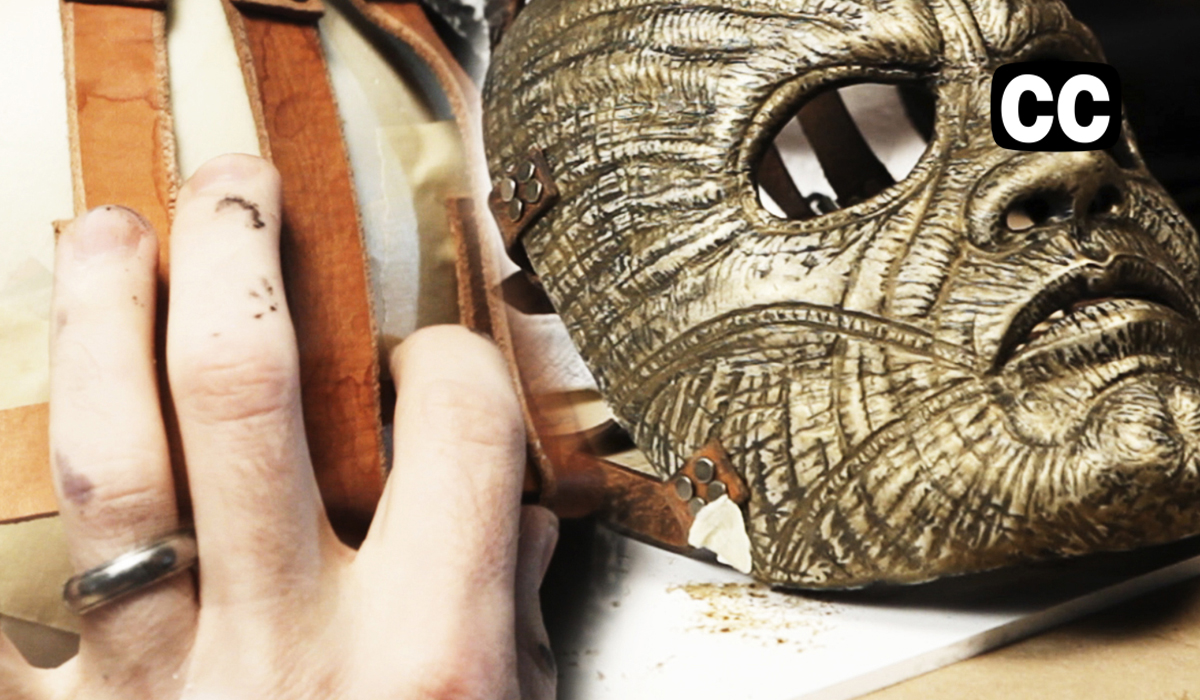 Lesson on making a mask: a predator Lesson on making a mask: a predator